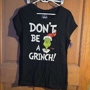 Dr. Seuss Black Grinch Women's T-Shirt